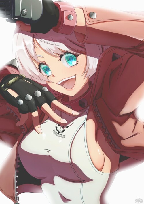  elphelt valentine guilty gear and 1 more drawn by zouni xavier sample a58b9c671edcca75d53fa105099e4