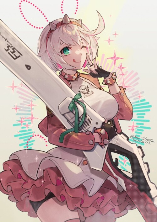  elphelt valentine guilty gear and 1 more drawn by youmicitrustea sample fbbcf235077ec3fe34217760d78