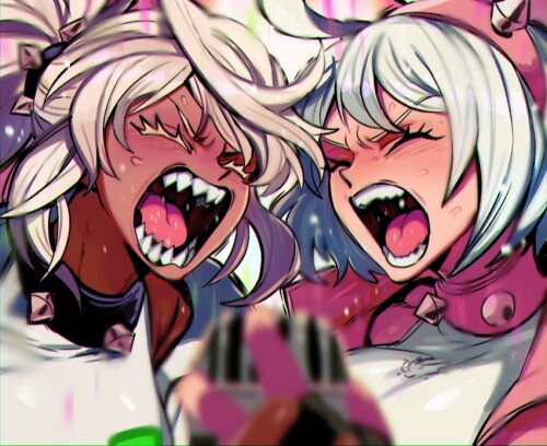  ramlethal valentine and elphelt valentine guilty gear and 1 more drawn by nanika nnkgh sample 9765e