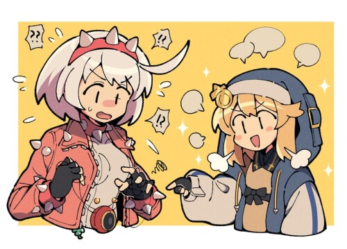  bridget and elphelt valentine guilty gear and 1 more drawn by itsuka neru sample 825d6a8577093d0276