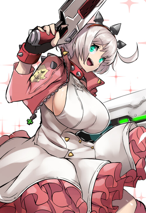  elphelt valentine guilty gear and 1 more drawn by sowel sk3 7a517429dbc95c8d18b1e39b5f92fa6c