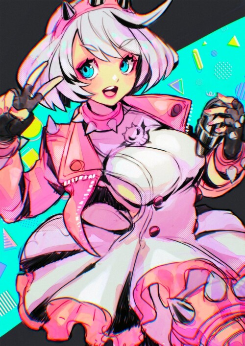  elphelt valentine guilty gear and 1 more drawn by yohane shimizu sample 799578cf65e0d2d4312b56785ce