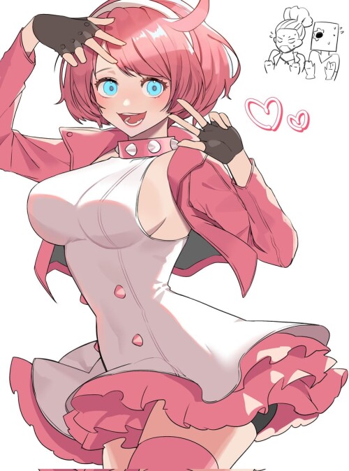  elphelt valentine faust and nagoriyuki guilty gear and 1 more drawn by yeji36 sample c14efc13475acc
