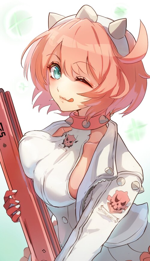  elphelt valentine guilty gear and 1 more drawn by nikotomiko025 sample 137ac09ab9dc097efa95ad71783f