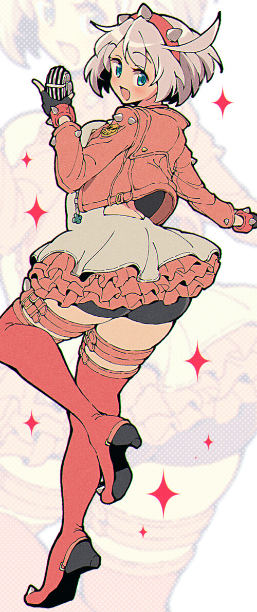  elphelt valentine guilty gear and 1 more drawn by itsuka neru a9905451d64240d0cacddf97d201a085