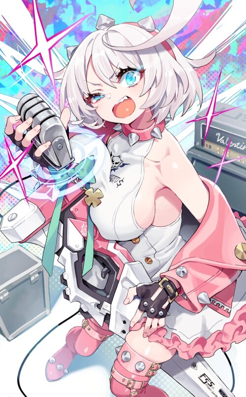  elphelt valentine guilty gear and 1 more drawn by kunikune sample 9ff0ee07834d98777853c6261db5875c
