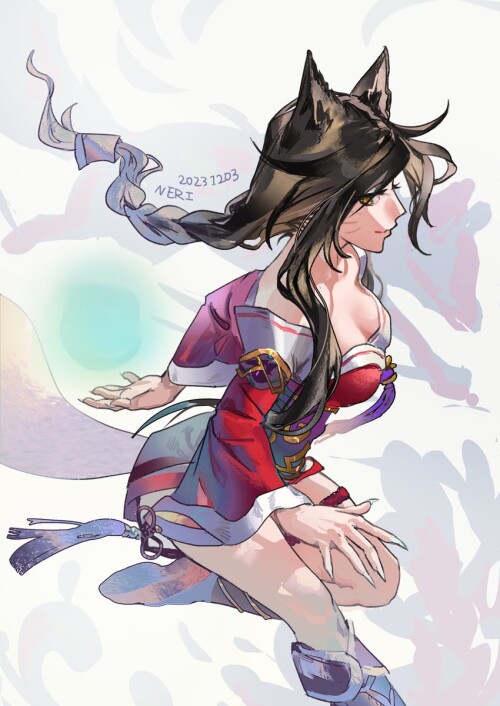  ahri league of legends drawn by neri neri23152939 sample ef59ea16f381653e4118adcc5216151d