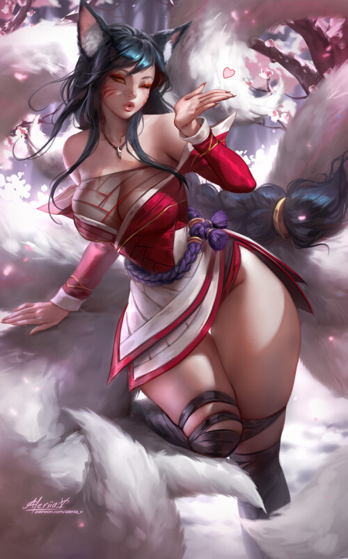  ahri league of legends drawn by aleriia v 8c80f1cb34c5d9aac115ab4d198256f3