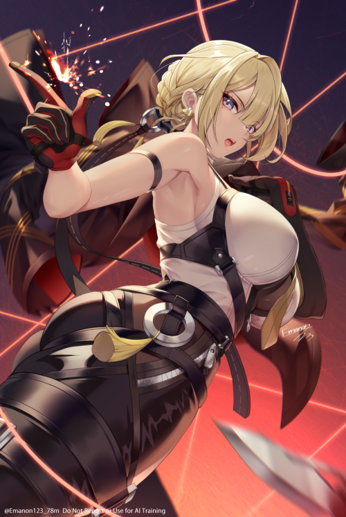  evelyn chevalier zenless zone zero drawn by emanon123 431a40342dbf6f15f14c0126c4dae489
