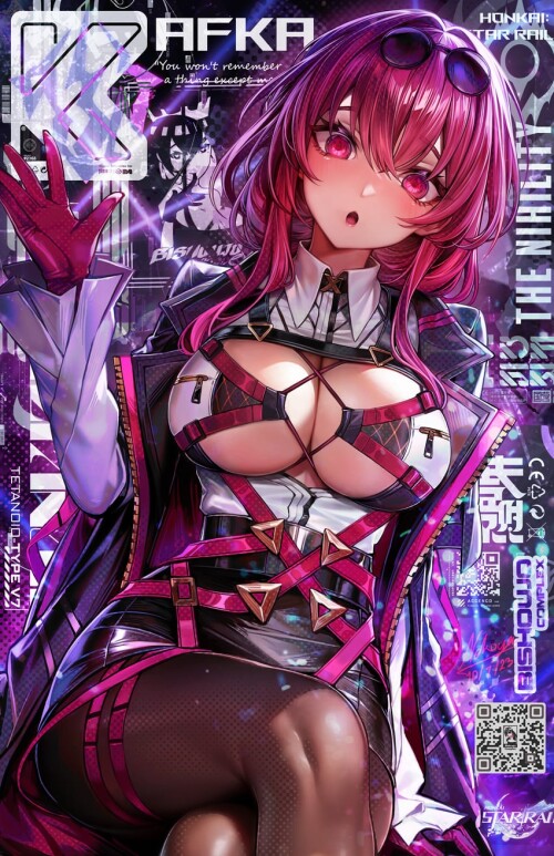  kafka honkai and 1 more drawn by nekodayo22 sample 2786bc374fc496a5d2c63c2ea132a56c