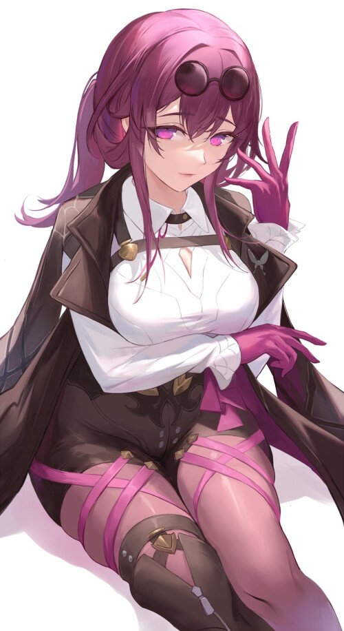  kafka honkai and 1 more drawn by pdxen sample 570d66329ea5ff1ac374023985320d70