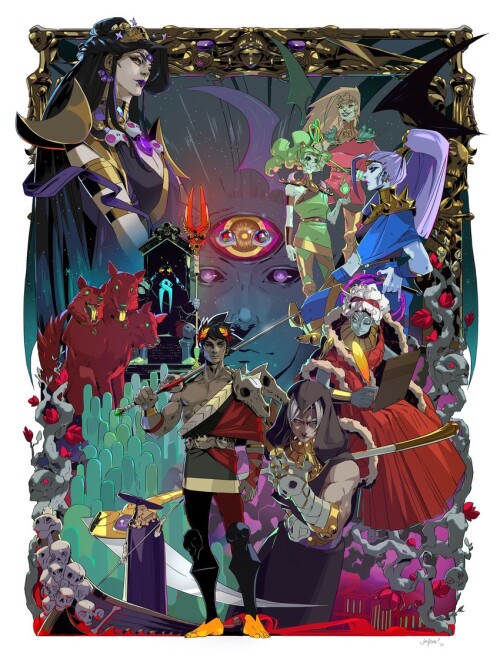  zagreus thanatos megaera nyx hypnos and 6 more hades and 1 more drawn by jen zee sample a624d3bac1b