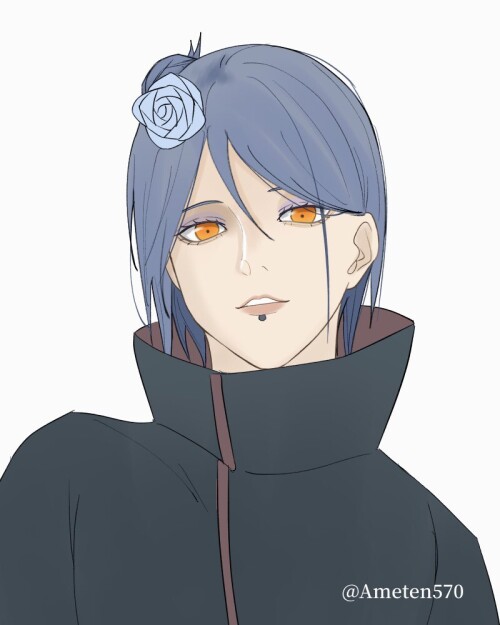  konan naruto and 1 more drawn by koten ameten570 3d8e18e1b8947bd6a5a9c59720fdc6d2