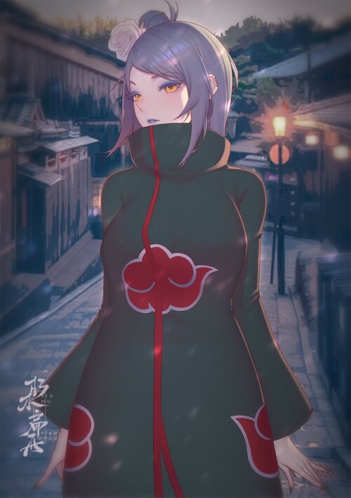  konan naruto and 1 more drawn by xiumu bianzhou sample 198394386044a3d3aeb07630798b59f1