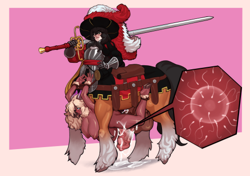 Art by https://twitter.com/truedevirish
Other character is https://twitter.com/WorstWarlock 's Charlotte