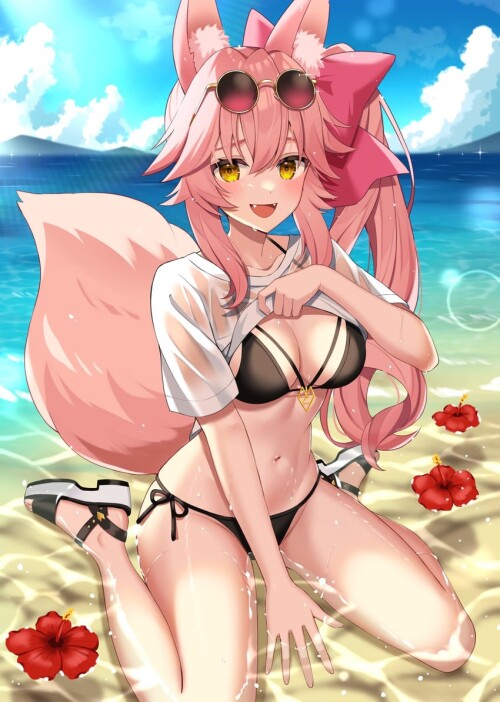  tamamo and koyanskaya fate and 1 more drawn by tila 276 sample 6deed13c96302ec444d3f07d096e0001