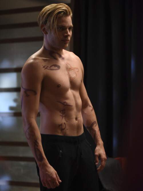 S shirtless