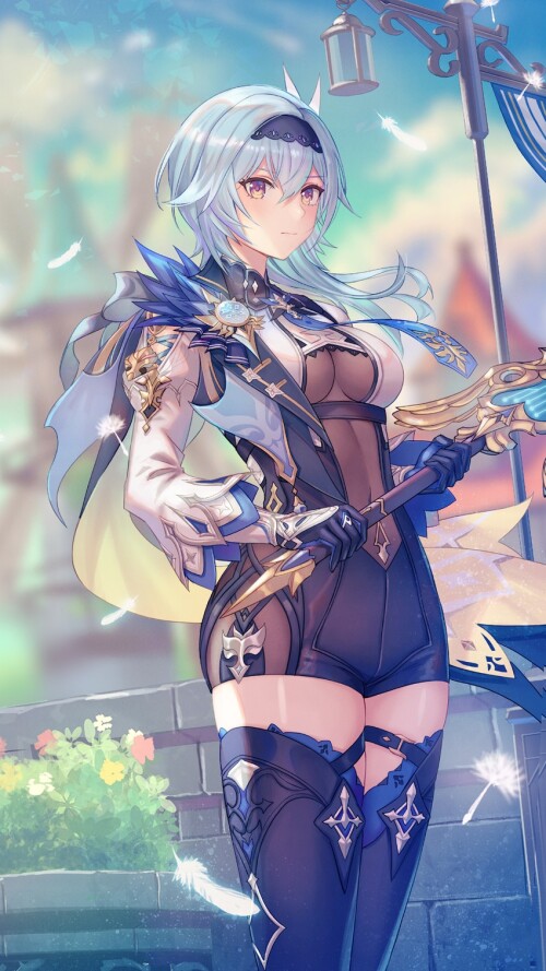 eula genshin impact drawn by anbe yoshirou sample b04f575442de9fbbac32f4aeb08b2e9e