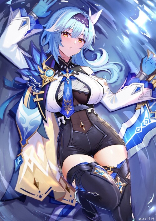  eula genshin impact drawn by wangqi sample 5ca10c412dfc79143acabdcd671fa693