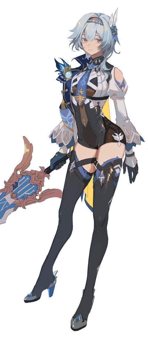  eula genshin impact drawn by kkaags sample 1cde382921c19eb1d6d1a02f262e89c7