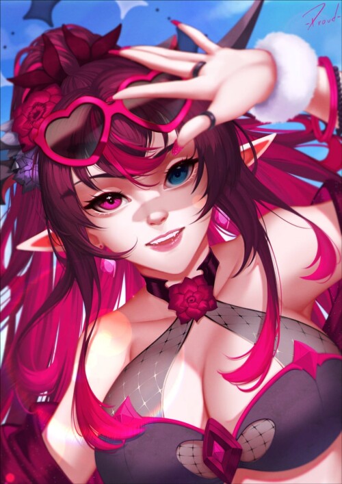  irys hololive and 1 more drawn by oakproud sample 48dcb9e70772fb2de0c2f68af3c44f34