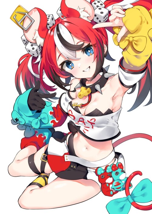  hakos baelz hololive and 1 more drawn by kutata sample 16c44b3d4bf21ed1fee1460df9d3b259