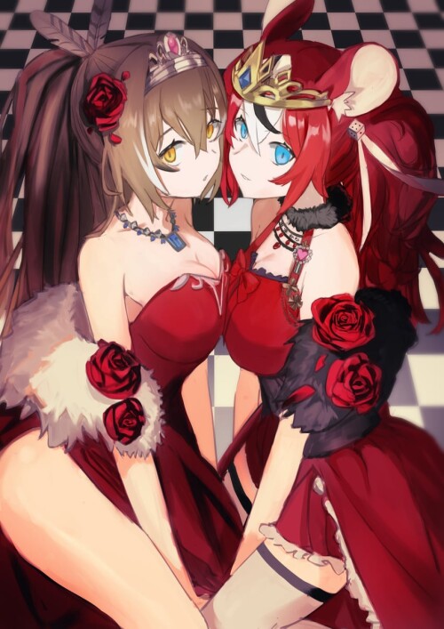  nanashi mumei and hakos baelz hololive and 2 more drawn by emikan sample 80087bfaf0e6f560f505ad9ac9