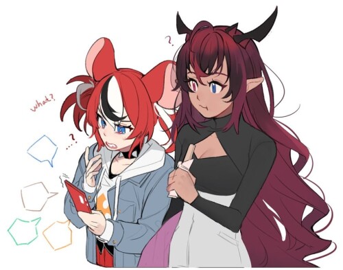  hakos baelz and irys hololive and 1 more drawn by eus ing sample 3fad28173cb17ce8fd976d133e36ba1e