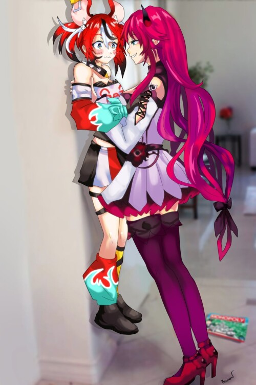  hakos baelz and irys hololive and 2 more drawn by miku mikururun sample 2bf40569bfda7571ed1c2cf8528
