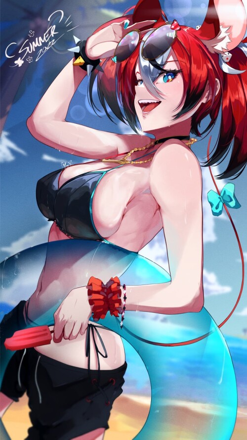  hakos baelz hololive and 1 more drawn by moyomo sample 599a4a457f4dcbf4578f5e4e8866758f