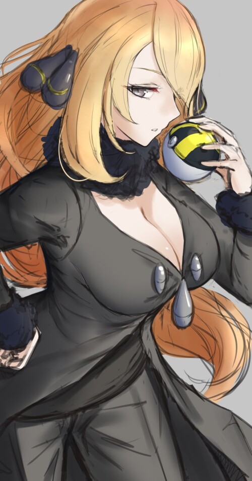  cynthia pokemon and 2 more drawn by ippers 0fffa4e1cad6d70344ab14ec3a634d65