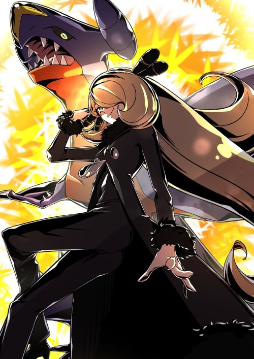  cynthia and garchomp pokemon and 2 more drawn by kakashino kakato sample d579ca7883e481d4159e57b440