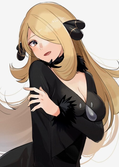  cynthia pokemon and 2 more drawn by ririmon sample 77ea3d6a7ea34b66dfd2f5d396dd793a