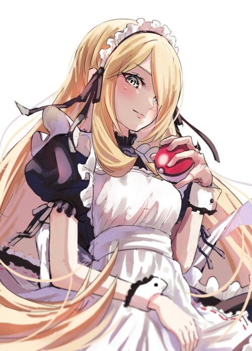  cynthia pokemon and 2 more drawn by hokka tm sample 1d0812672f4046c3d99aac2597150962