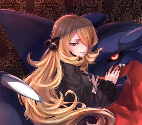  cynthia and garchomp pokemon and 2 more drawn by akihorisu sample 3d4724a48bba8d531504ac138d5f06c1