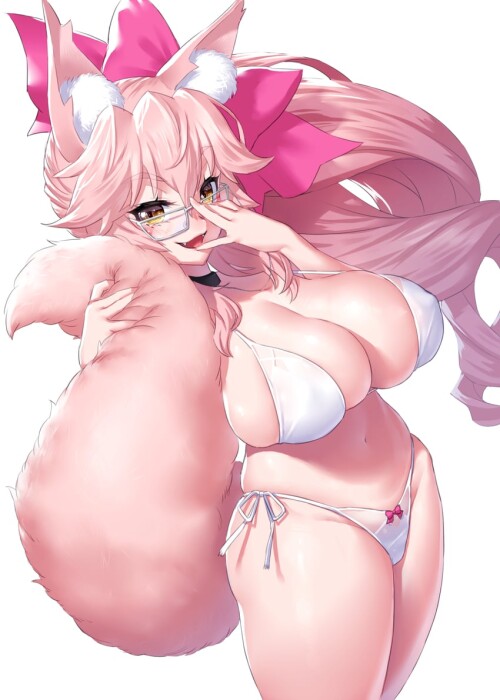  tamamo and koyanskaya fate and 1 more drawn by onsoku inu sample ace6ee6d8ecd64a62f933f752646c7ce