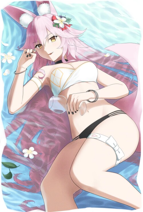  tamamo and koyanskaya fate and 1 more drawn by ryotarou seyana sample 4b9e999ada91a5d2c0776fe31cff6