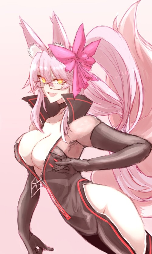  tamamo koyanskaya and koyanskaya fate and 1 more drawn by himo sample 07baaa46da373545f3d61b73f6133