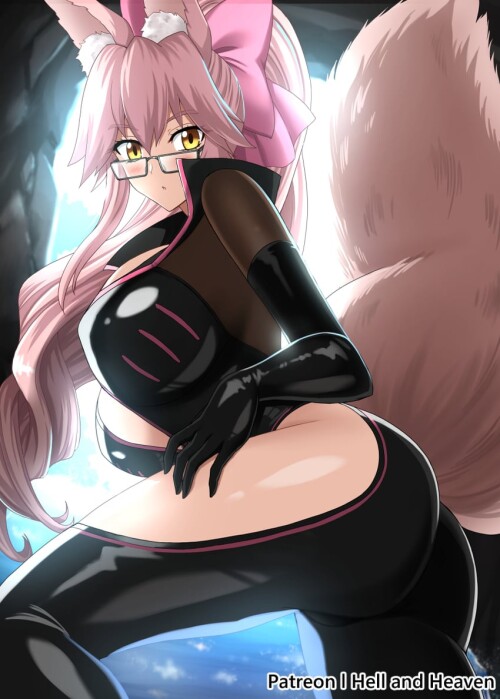  tamamo koyanskaya and koyanskaya fate and 1 more drawn by hellandheaven sample 706c958eddbc402a42e4