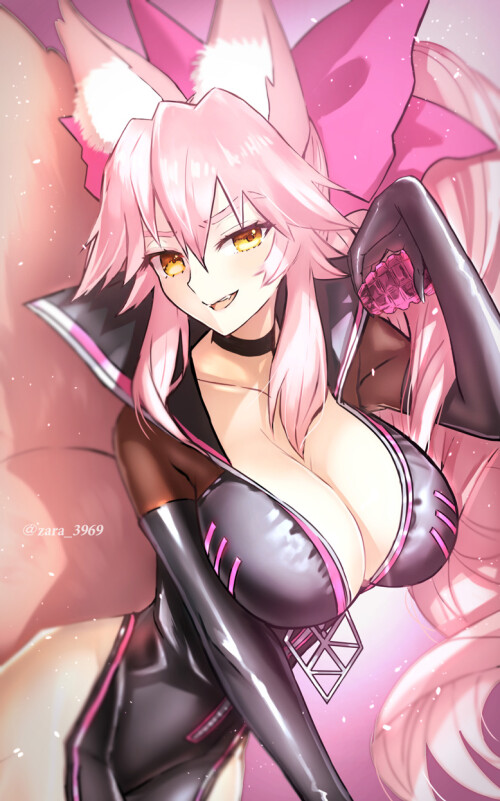  tamamo koyanskaya and koyanskaya fate and 1 more drawn by kaji zarame e26161be98e52be763133f2b0c618
