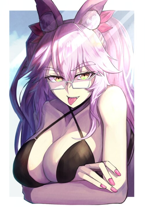  tamamo and koyanskaya fate and 1 more drawn by sakahoko sample d4bab8498d8d0f06f071b107d5a9a35e