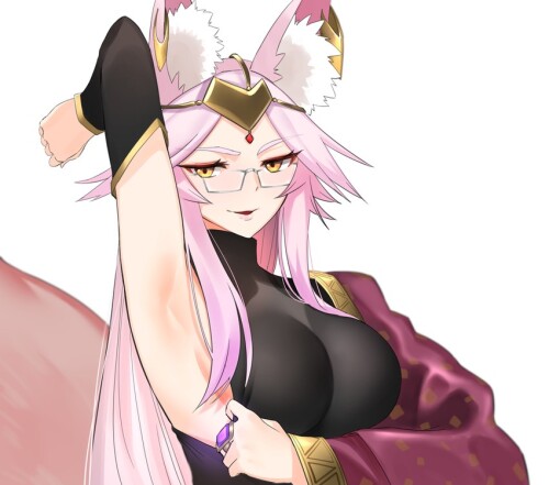  tamamo koyanskaya and koyanskaya fate and 1 more drawn by saru pixiv13751598 sample 39bcc34c015df9b