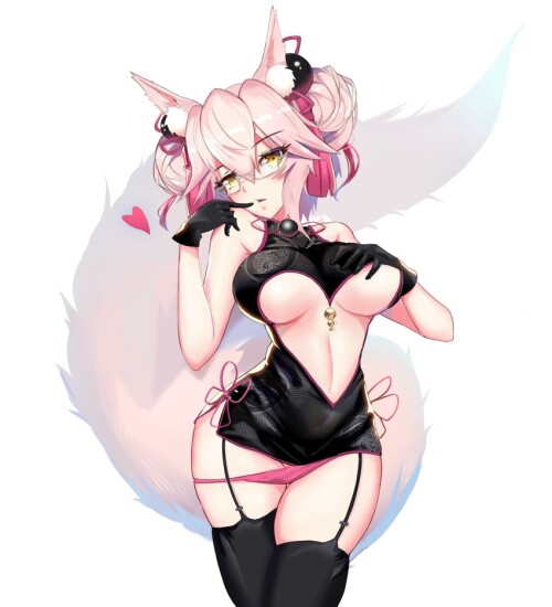  tamamo koyanskaya and koyanskaya fate and 1 more drawn by kuroha rockluo213 sample 23d0457278b094e5
