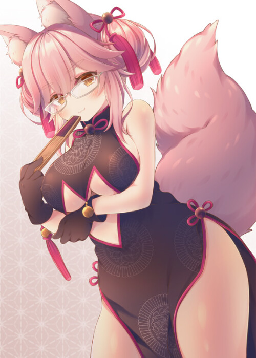  tamamo koyanskaya and koyanskaya fate and 1 more drawn by anju mocomocousagi b91134c7f0e006e6ebac30