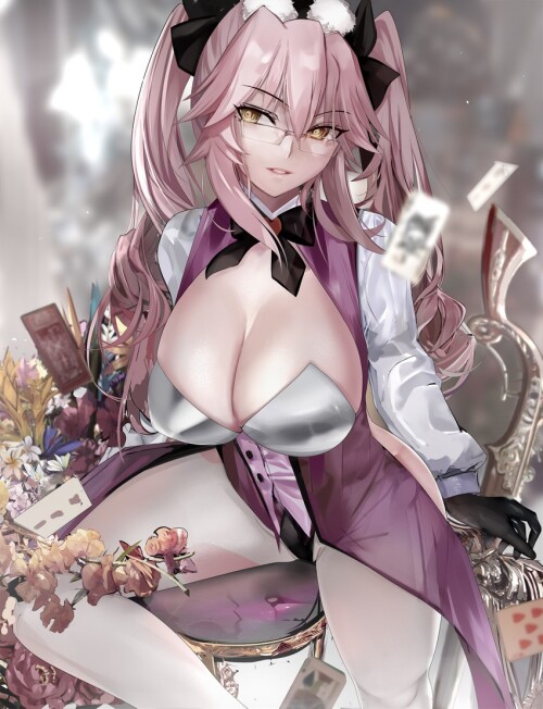  tamamo koyanskaya and koyanskaya fate and 1 more drawn by misaka 12003 gou sample 9005136b9f9a0e0db