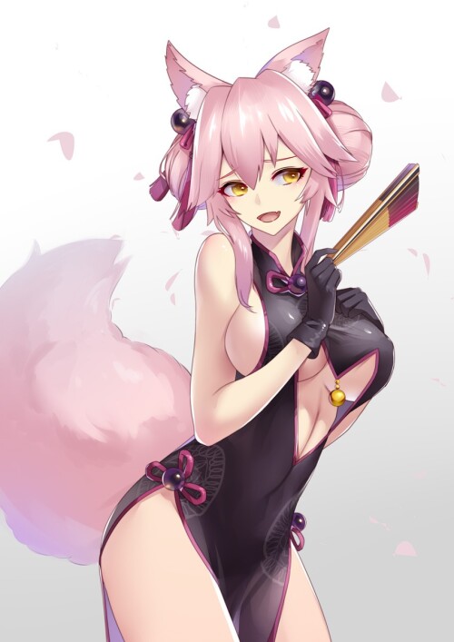  tamamo koyanskaya and koyanskaya fate and 1 more drawn by liu lan sample d3a00287056b1848e97ca98888