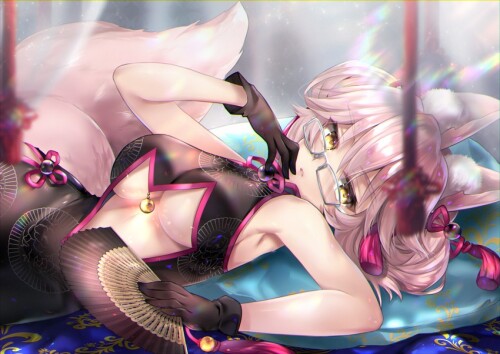  tamamo koyanskaya and koyanskaya fate and 1 more drawn by hane yuki sample f0ca3d34d763767d523ca057