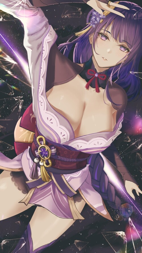  raiden shogun genshin impact drawn by eleaaa sample 2a8eae63f74dec6c141badf6b89ebfa6