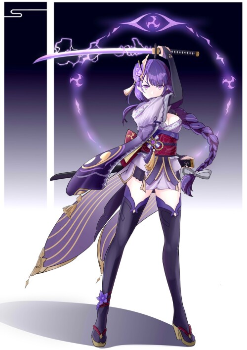  raiden shogun genshin impact drawn by ponja chan sample dac4878de6af0a73c7cb881760bfe772