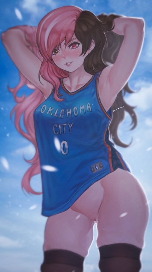  neo politan and russell westbrook rwby and 2 more drawn by kuon kwonchanji sample 8e0582b977e05fb1c